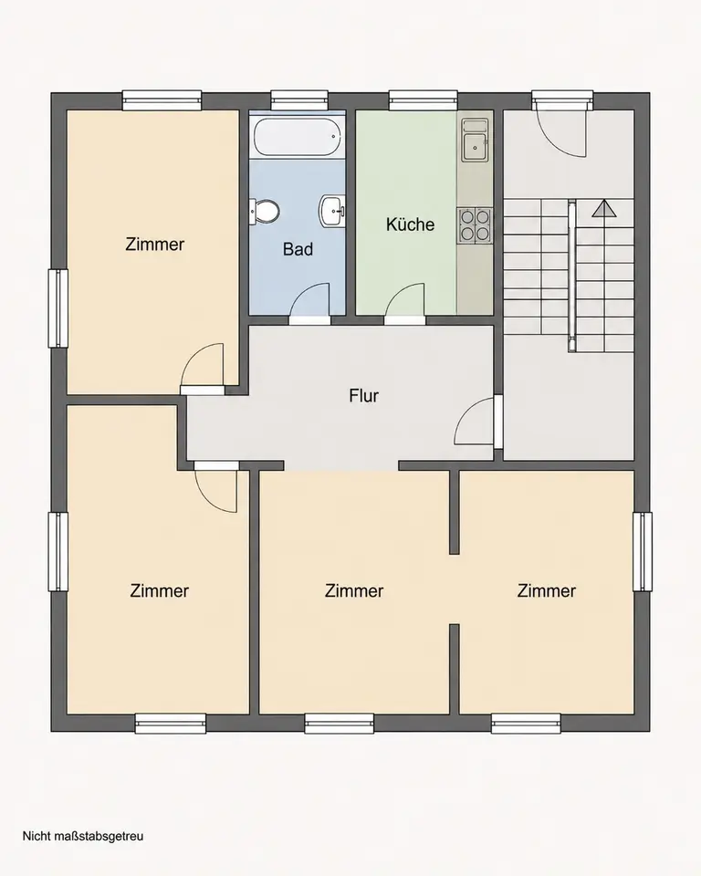 4 Zimmer Wohnung mit 85 m² in Aalen – Bild 7