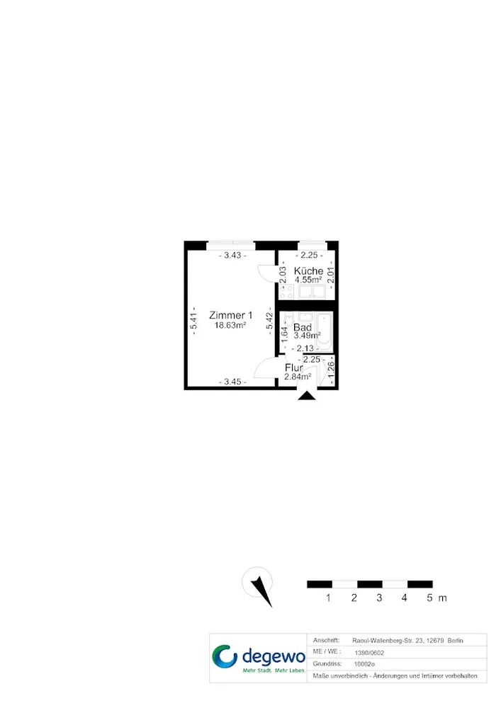 1 room apartment with 29 m² in Berlin – Photo 8