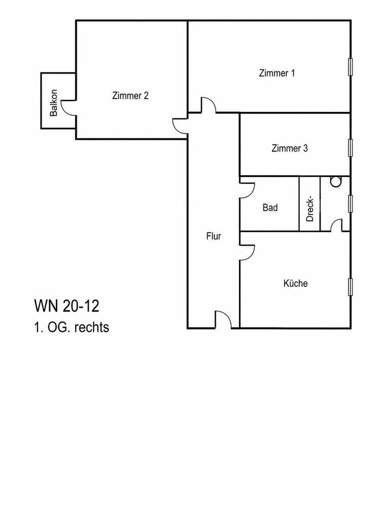 3 Zimmer Wohnung mit 66 m² in Berlin – Bild 4