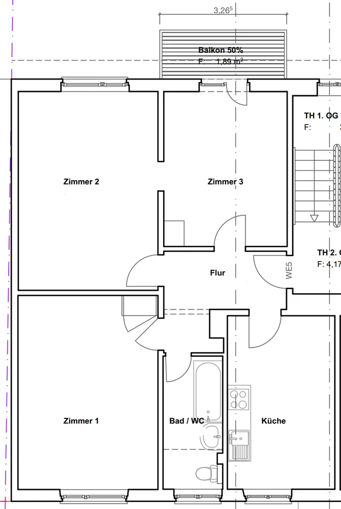 3 Zimmer Wohnung mit 76 m² in Stuttgart – Bild 7