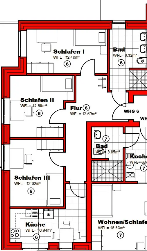 1 Zimmer Wohnung mit 71 m² in Oldenburg – Bild 5