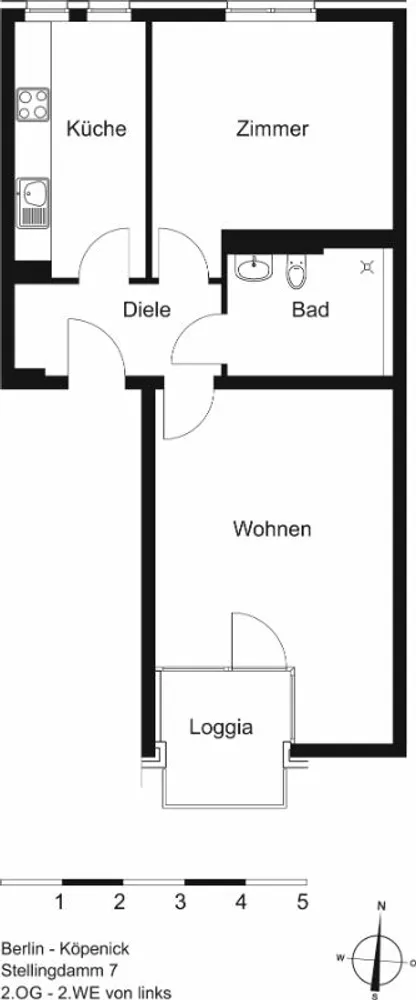 2 Zimmer Wohnung mit 56 m² in Berlin – Bild 12
