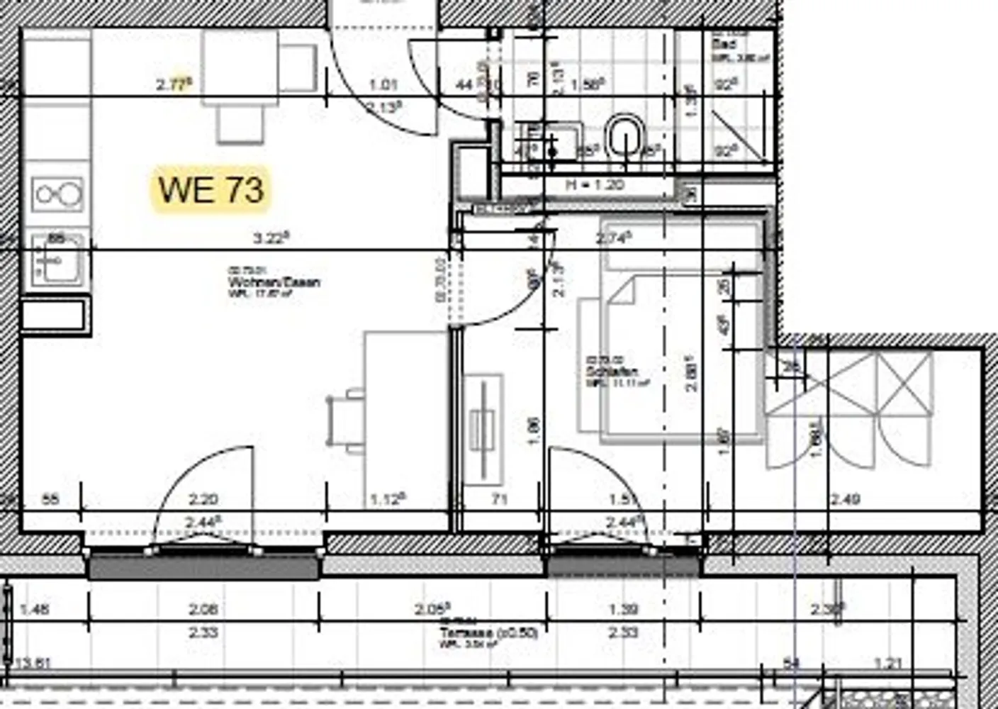 2 Zimmer Wohnung mit 38 m² in Aachen – Bild 6