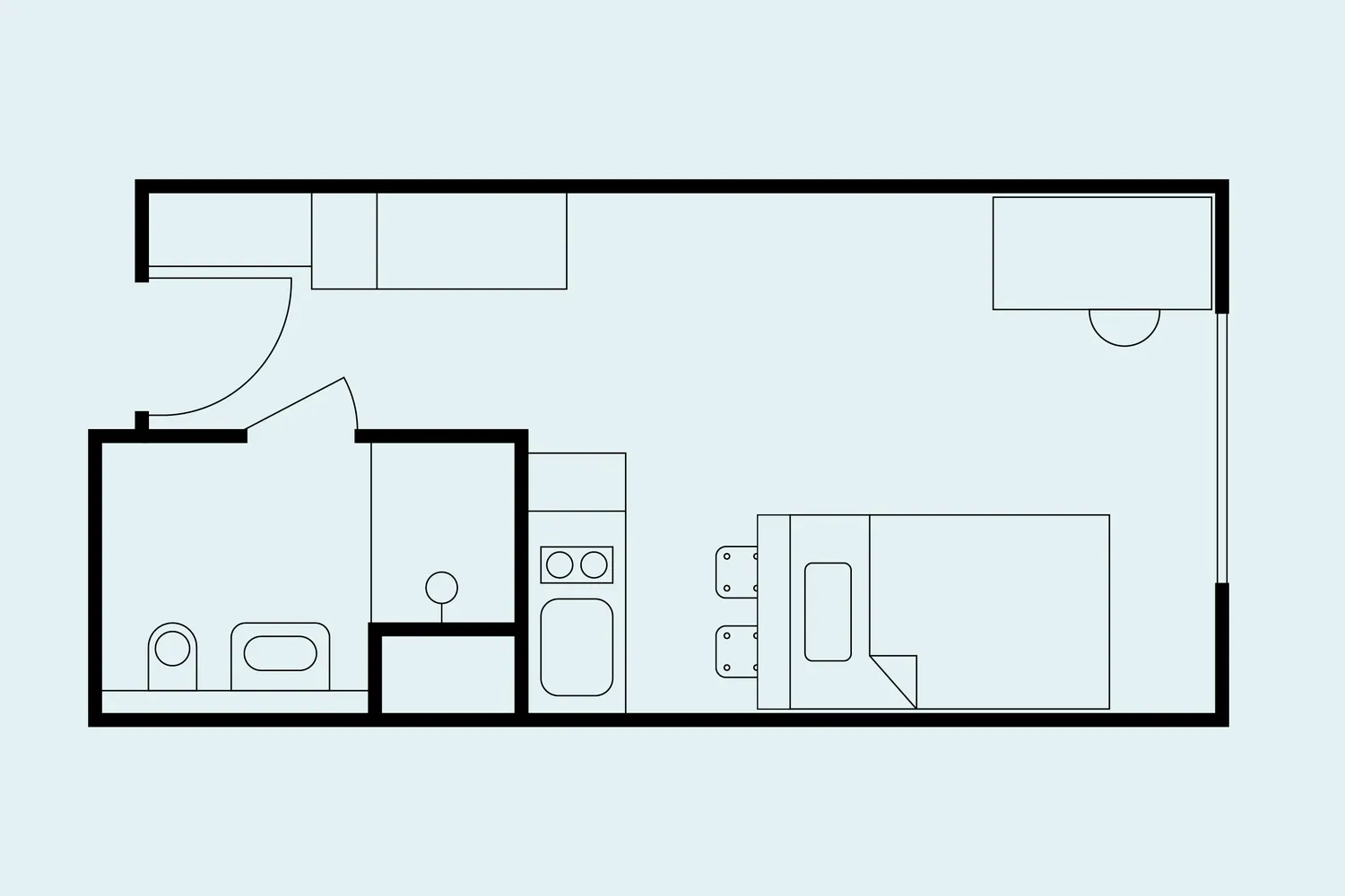1 Zimmer Wohnung mit 20 m² in Freiburg im Breisgau – Bild 9