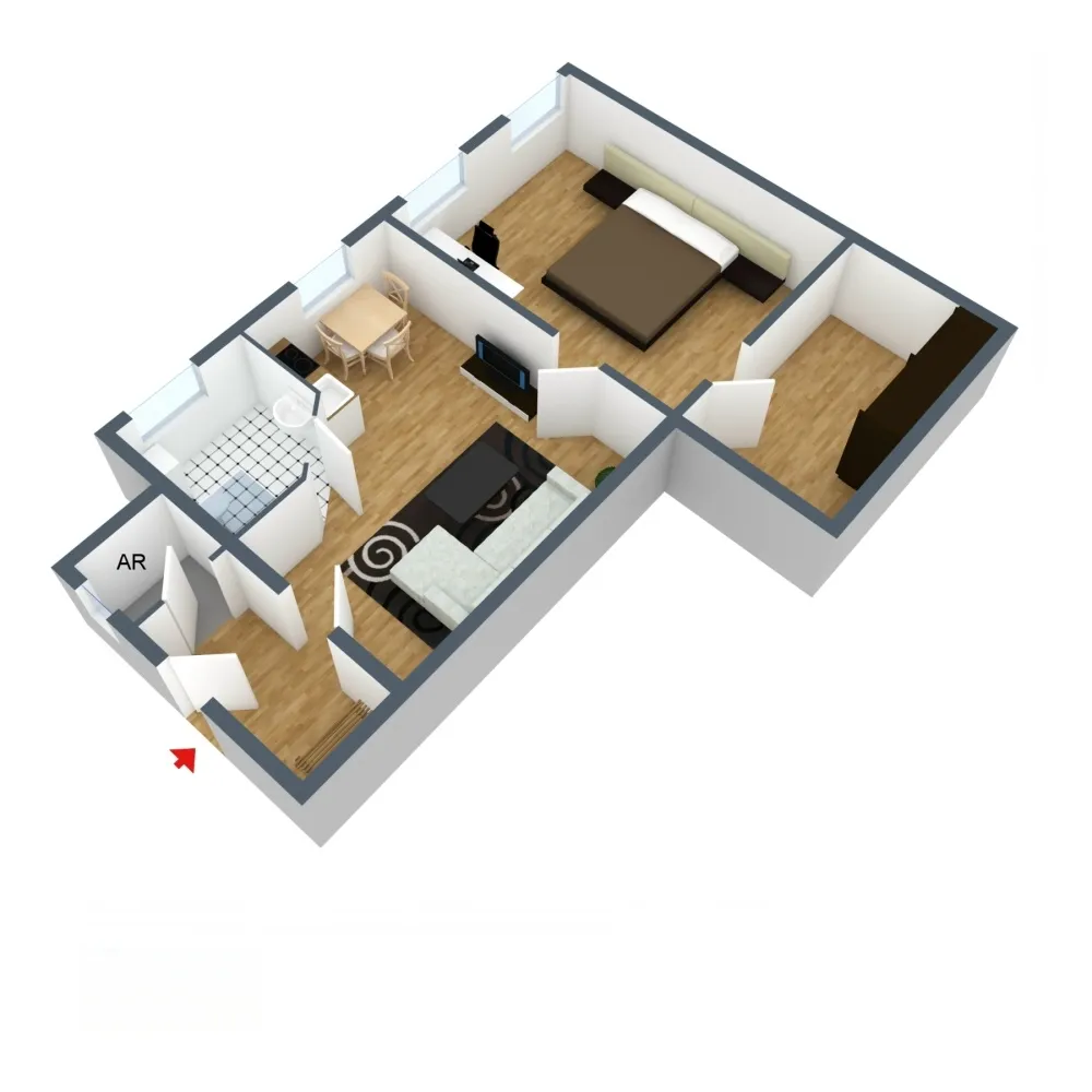 1 room apartment with 59 m² in Zeitz – Photo 6