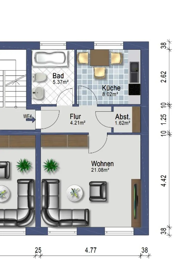 1 Zimmer Wohnung mit 43 m² in Düsseldorf – Bild 10