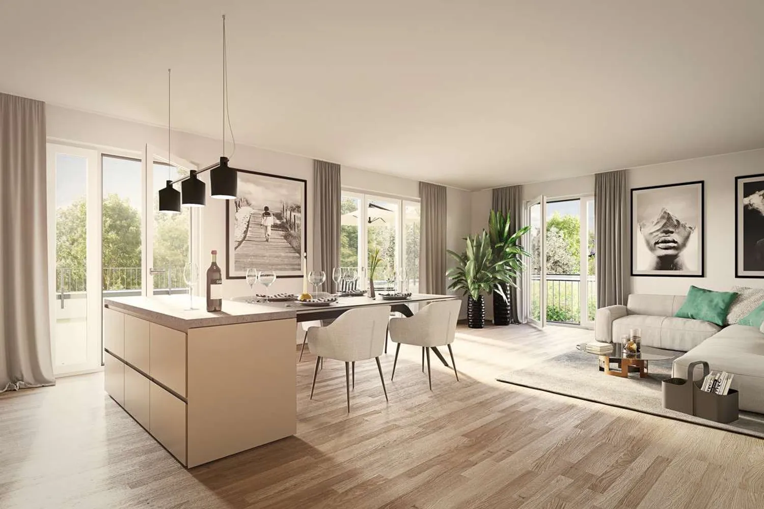 3 Zimmer Wohnung mit 71 m² in München – Bild 4