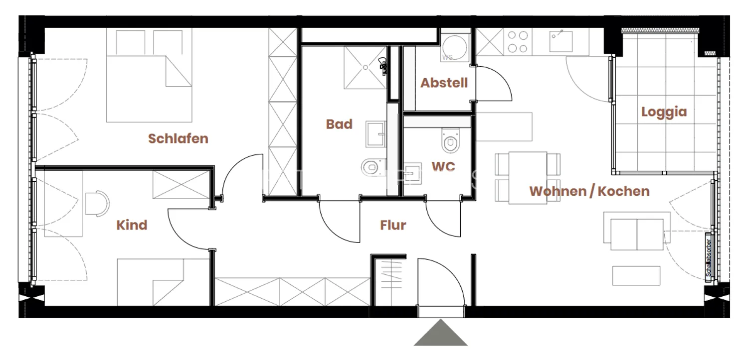 3 Zimmer Wohnung mit 76 m² in Bremen – Bild 7
