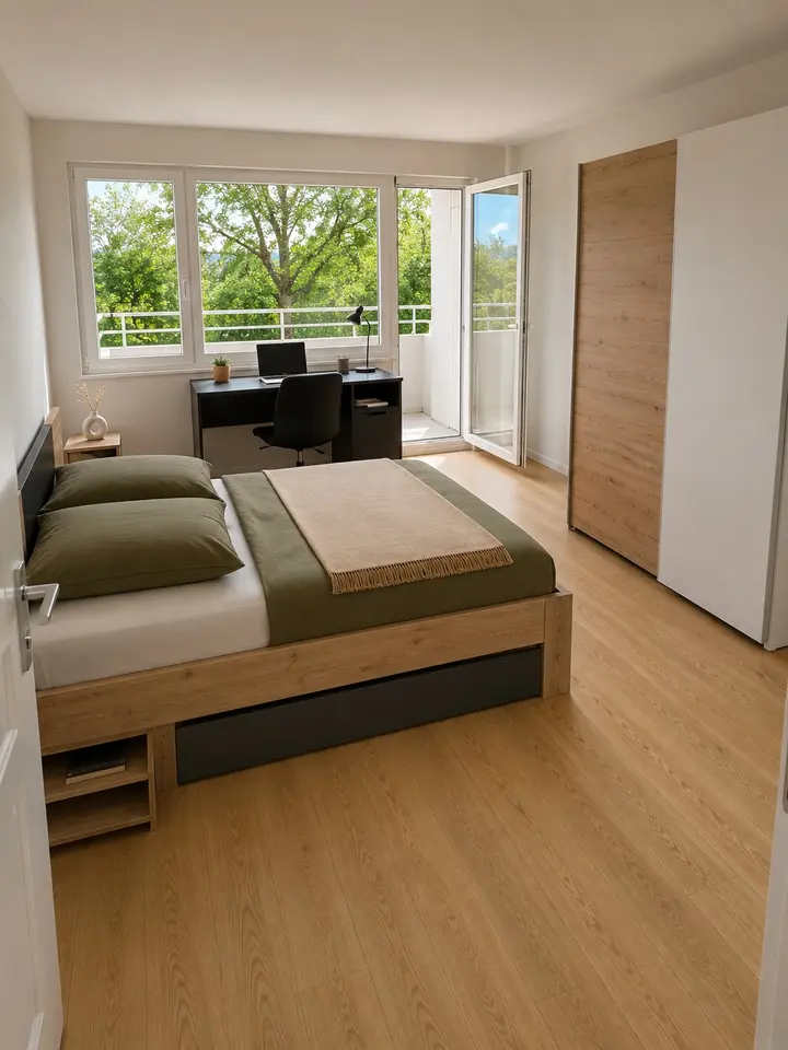 WG-Zimmer mit 23 m² in Neu-Ulm – Bild 9