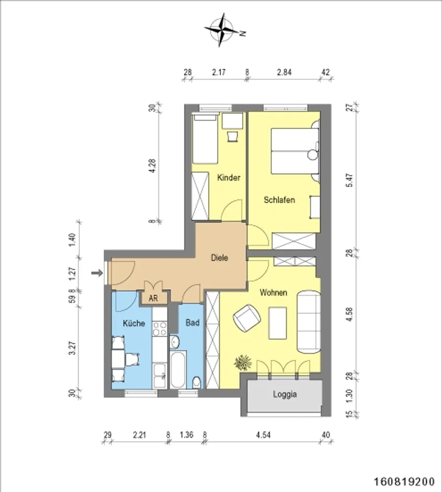 3 Zimmer Wohnung mit 69 m² in Berlin – Bild 2