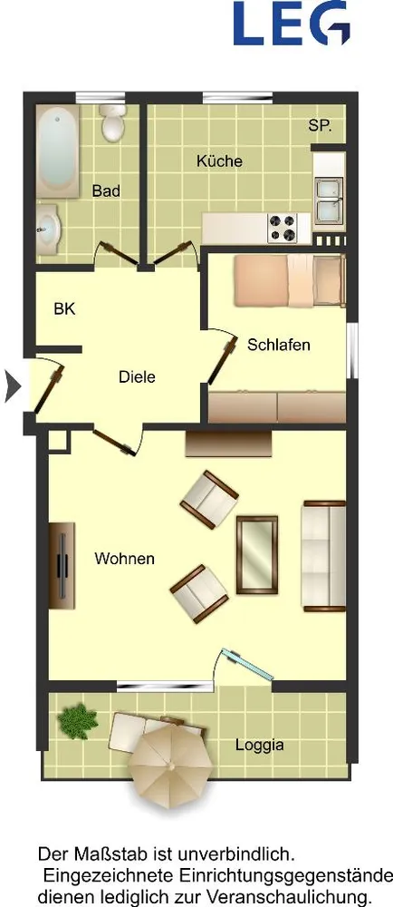 4 Zimmer Wohnung mit 69 m² in Solingen – Bild 7