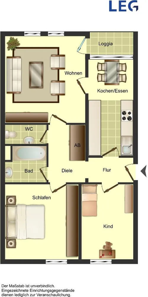 3 Zimmer Wohnung mit 78 m² in Duisburg – Bild 5
