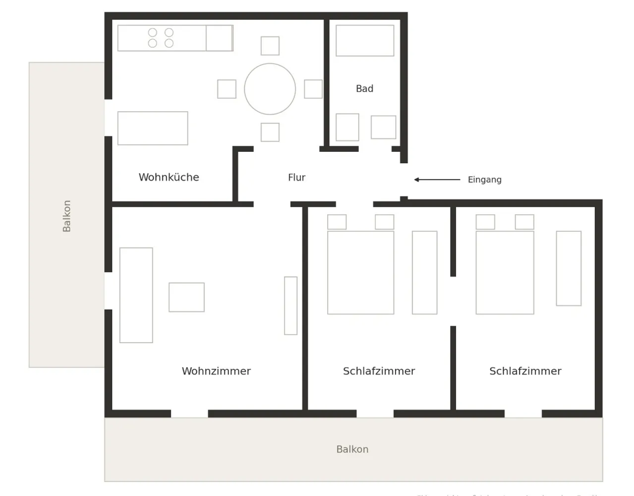 4 Zimmer Wohnung mit 105 m² in Frankfurt am Main – Bild 2
