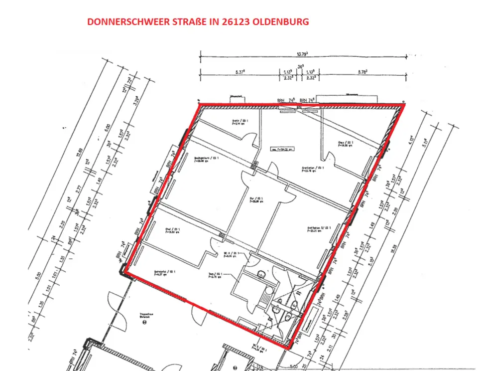 2 Zimmer Wohnung mit 58 m² in Oldenburg – Bild 1