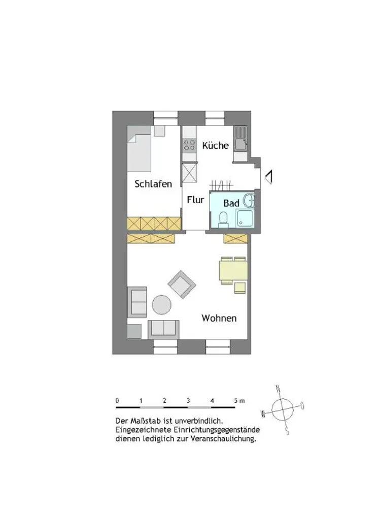 1 Zimmer Wohnung mit 43 m² in Mülheim an der Ruhr – Bild 2