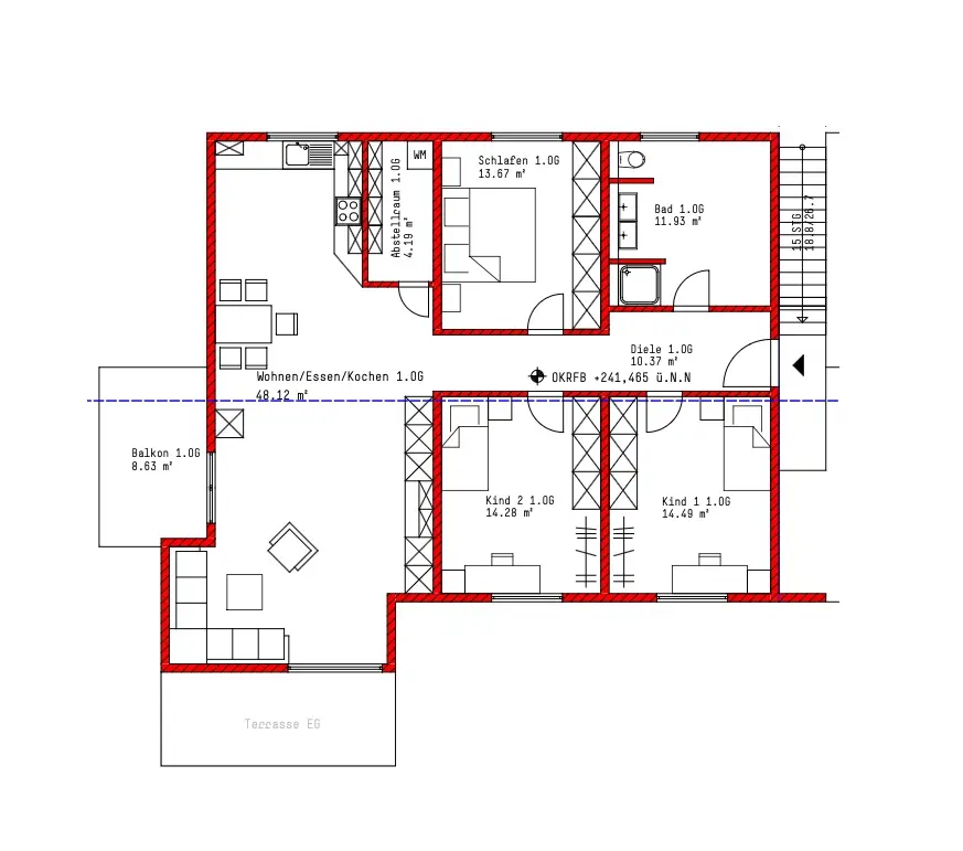 4 Zimmer Wohnung mit 115 m² in Lahr/Schwarzwald – Bild 4