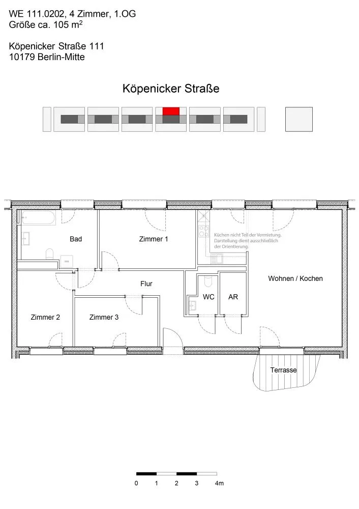 4 Zimmer Wohnung mit 105 m² in Berlin – Bild 5