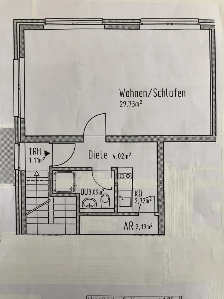 1 Zimmer Wohnung mit 45 m² in Düsseldorf – Bild 9