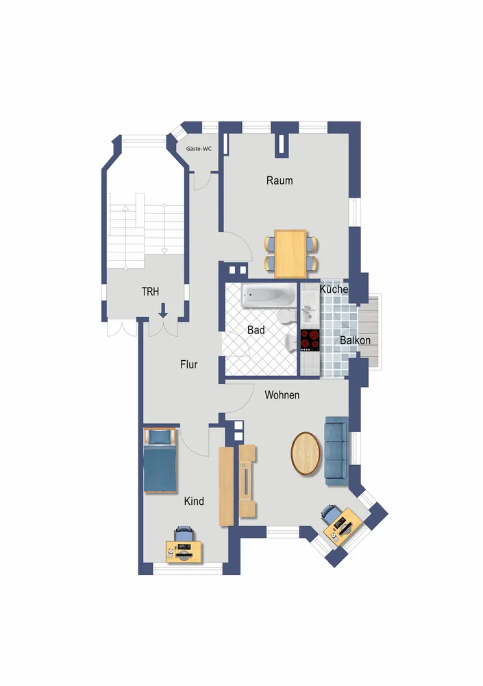 3 Zimmer Wohnung mit 123 m² in Dresden – Bild 12