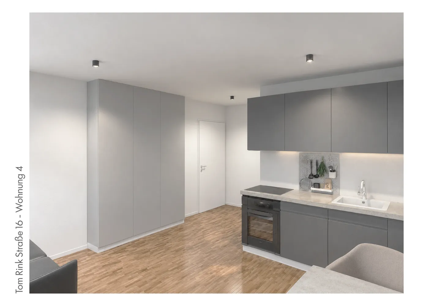 1 Zimmer Wohnung mit 22 m² in Münster – Bild 1