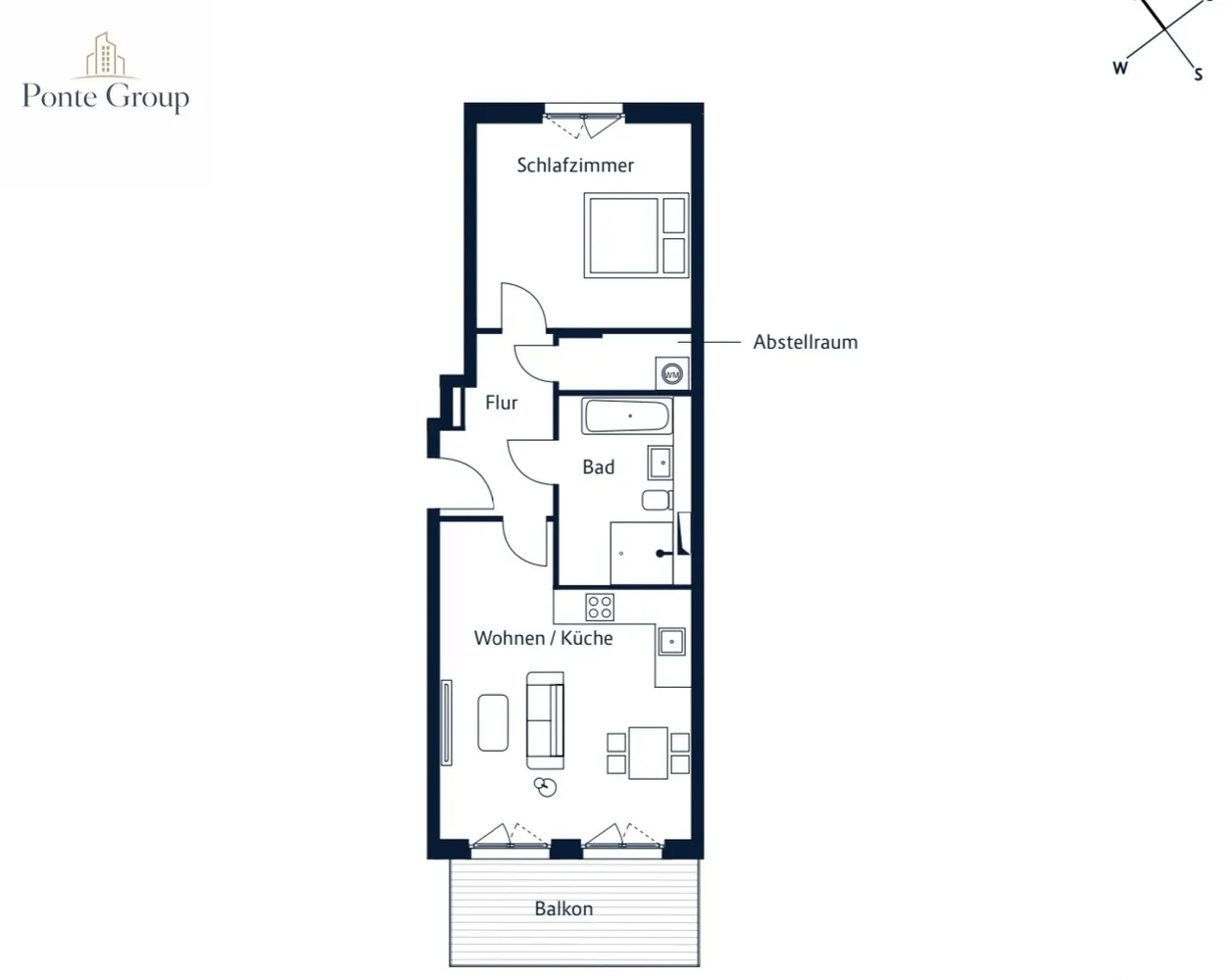 2 Zimmer Wohnung mit 64 m² in Berlin – Bild 11