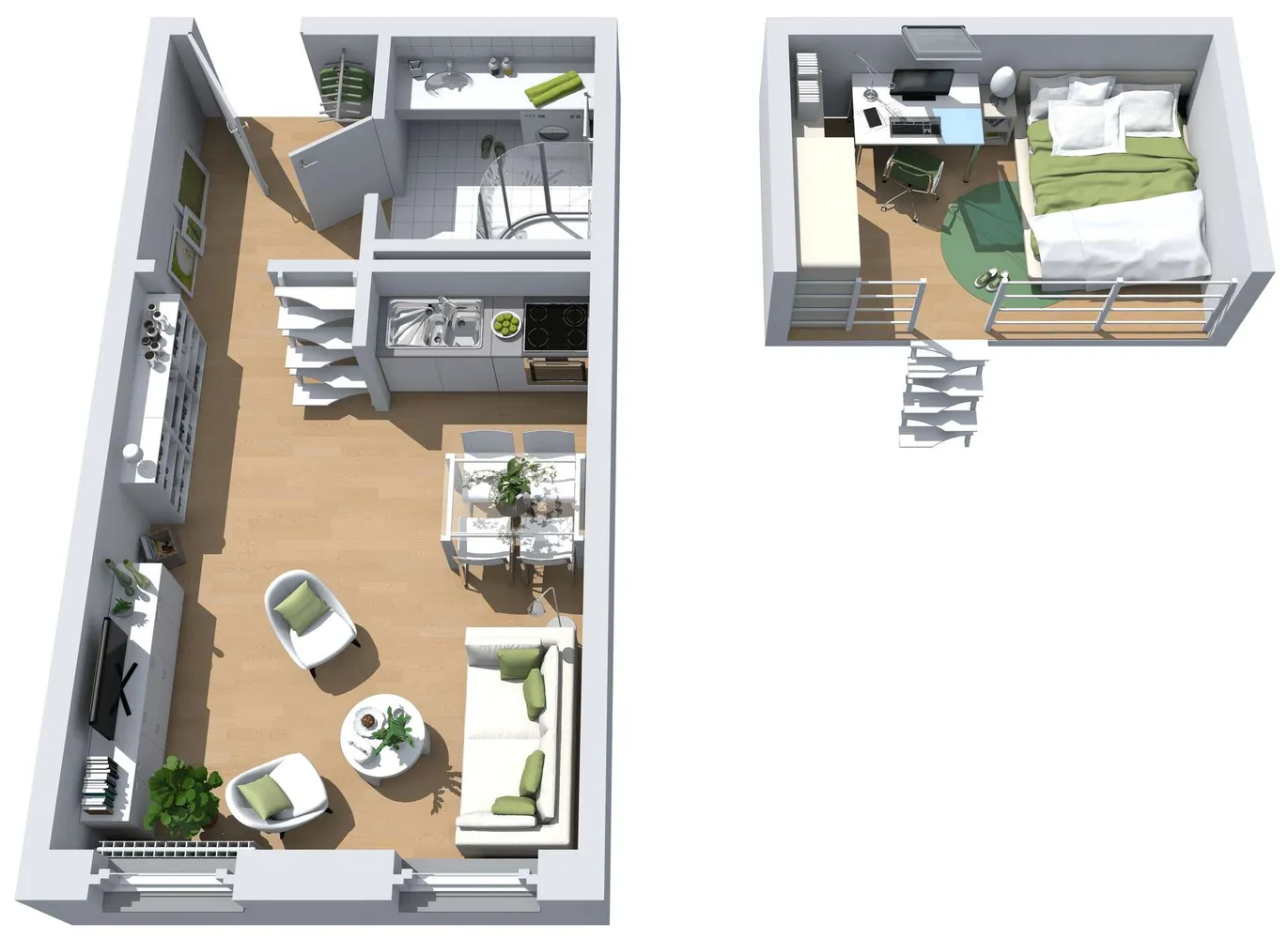1 room apartment with 30 m² in Cologne – Photo 4