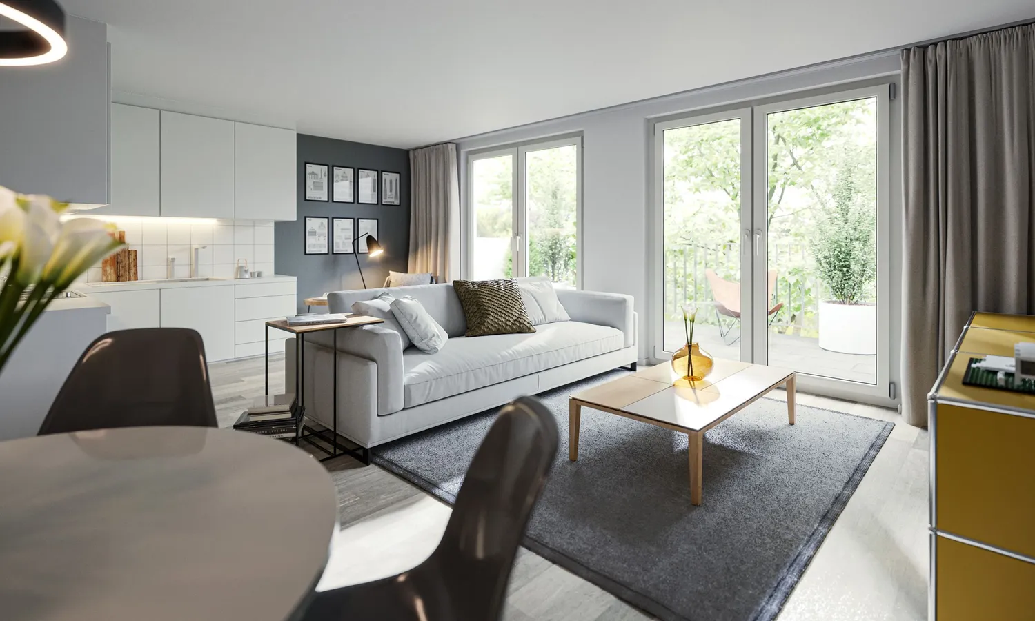 2 room apartment with 50 m² in Augsburg – Photo 5
