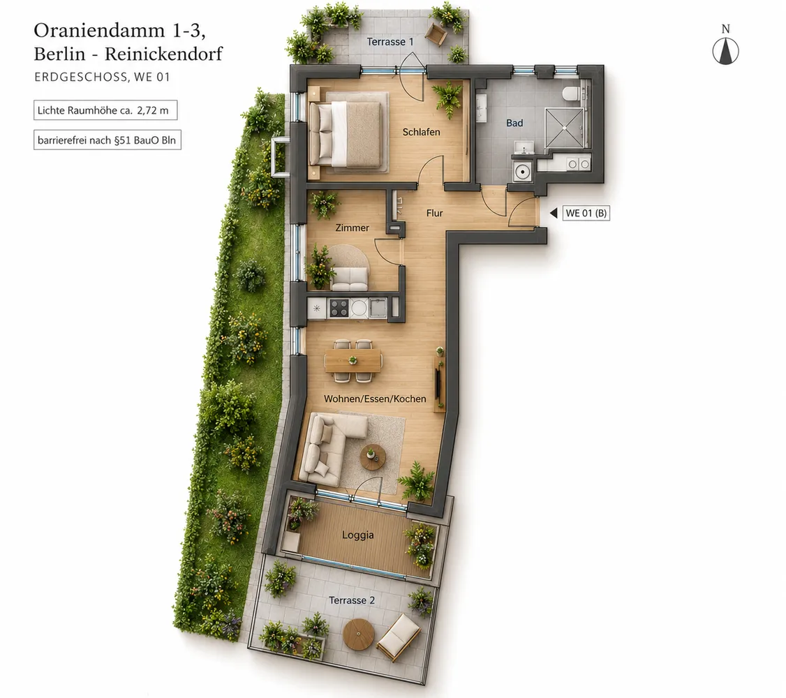 3 room apartment with 95 m² in Berlin – Photo 8