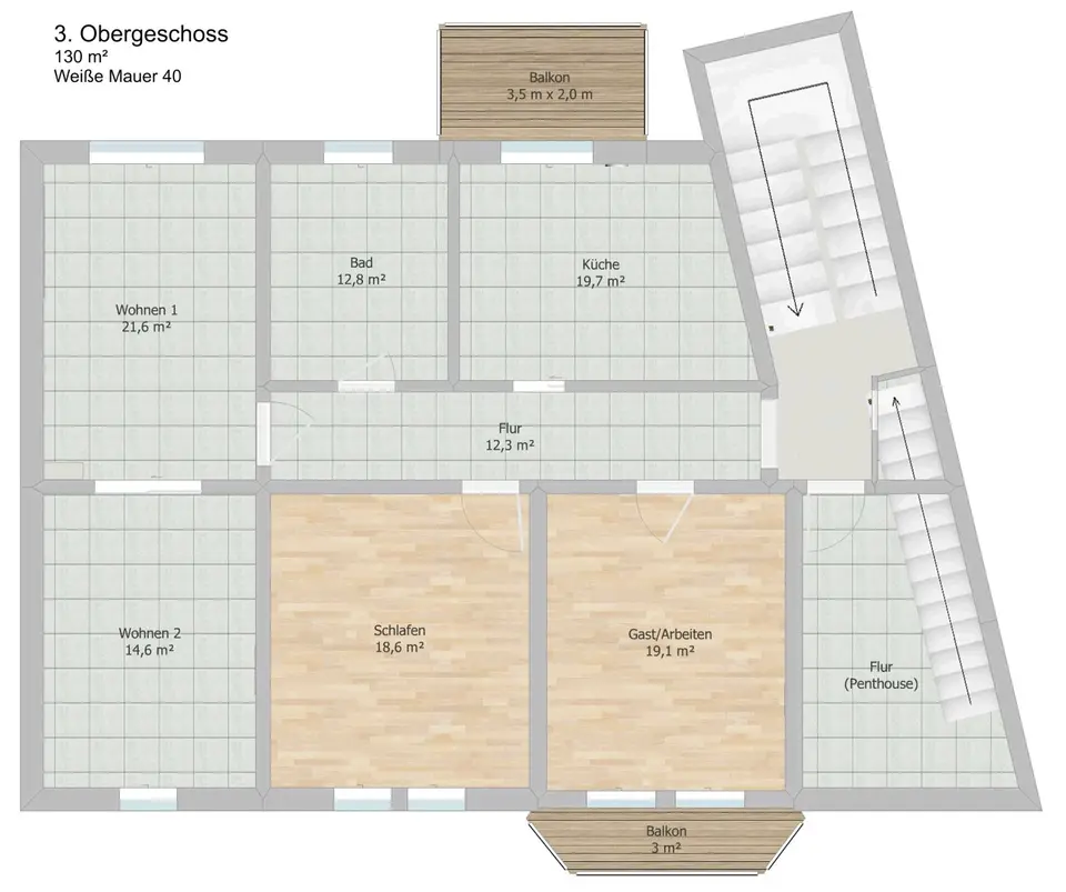 4 Zimmer Wohnung mit 130 m² in Merseburg – Bild 7