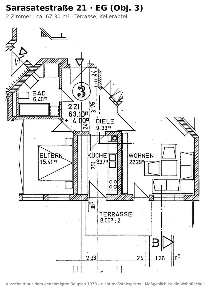 2 Zimmer Wohnung mit 67 m² in München – Bild 12