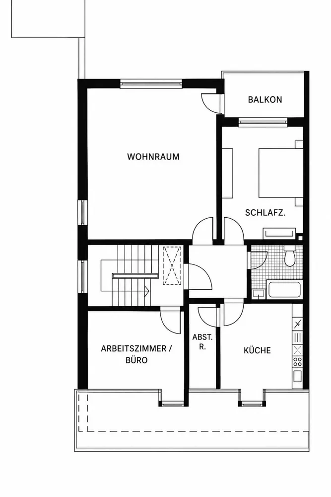3 Zimmer Wohnung mit 82 m² in Recklinghausen – Bild 1