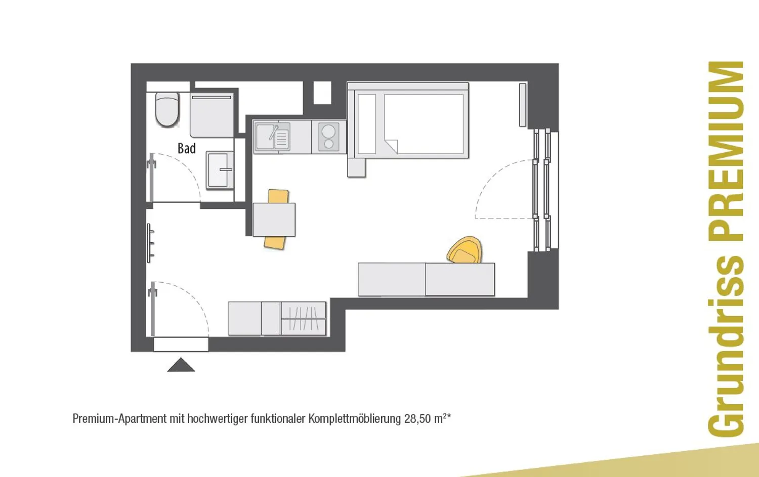1 Zimmer Wohnung mit 21 m² in Darmstadt – Bild 4