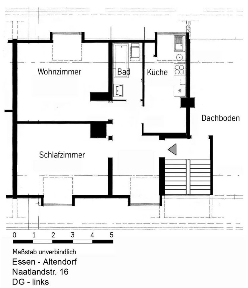 3 Zimmer Wohnung mit 50 m² in Essen – Bild 11