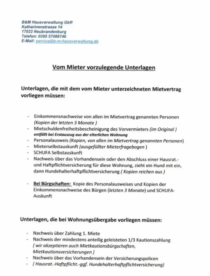 3 Zimmer Wohnung mit 63 m² in Neubrandenburg – Bild 8