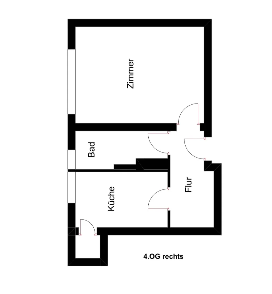 1 Zimmer Wohnung mit 38 m² in Frankfurt am Main – Bild 5