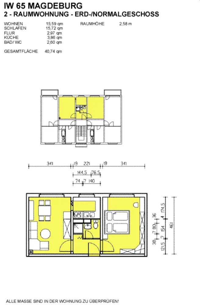 2 Zimmer Wohnung mit 40 m² in Dresden – Bild 4