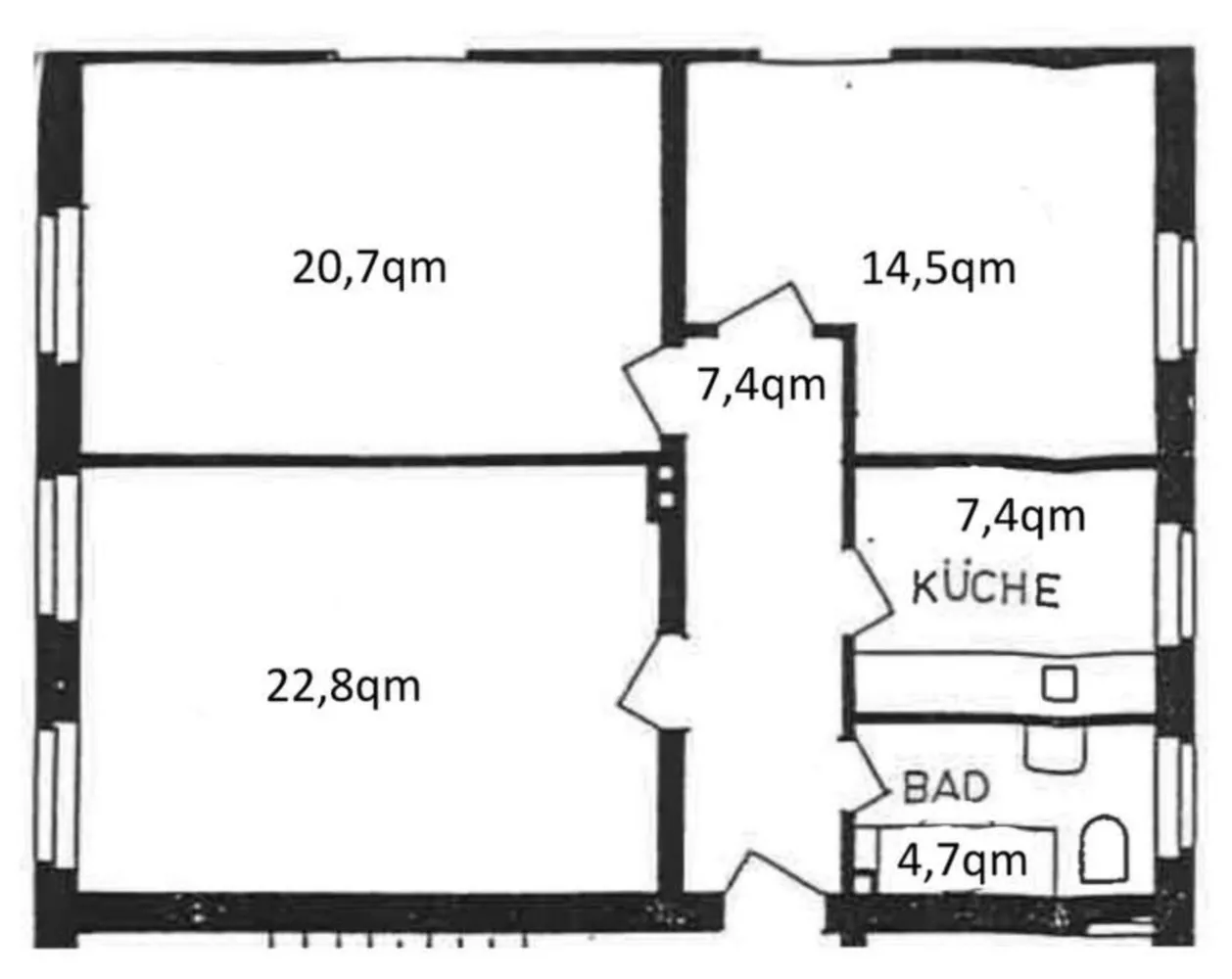 3 room apartment with 78 m² in Bielefeld – Photo 10