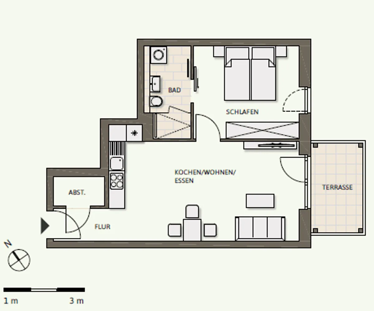 2 Zimmer Wohnung mit 54 m² in Bad Kreuznach – Bild 4