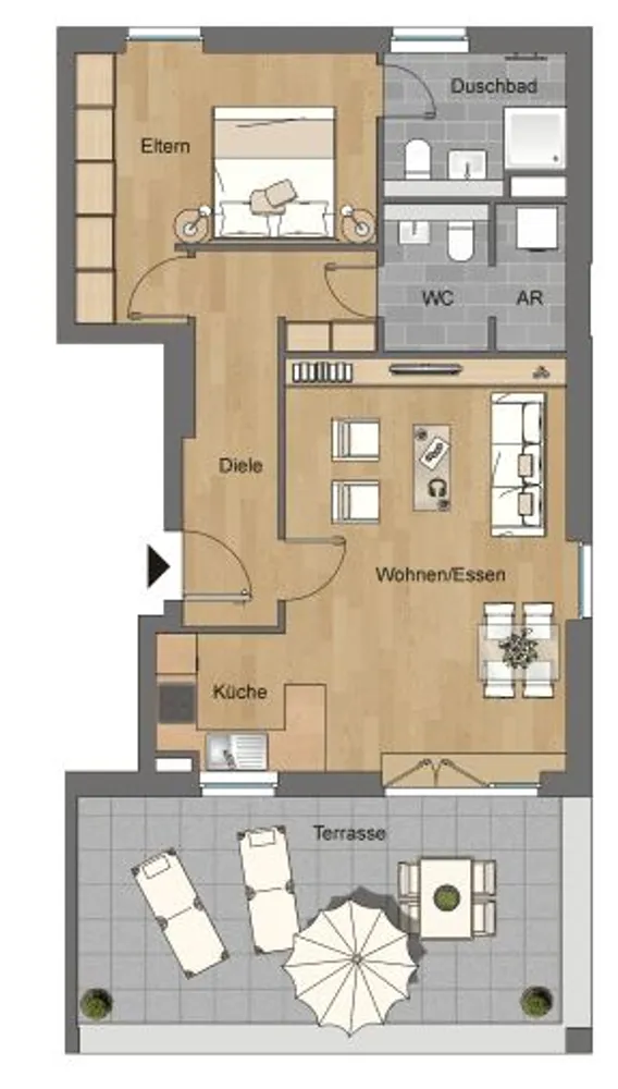 2 Zimmer Wohnung mit 75 m² in Wetzlar – Bild 2