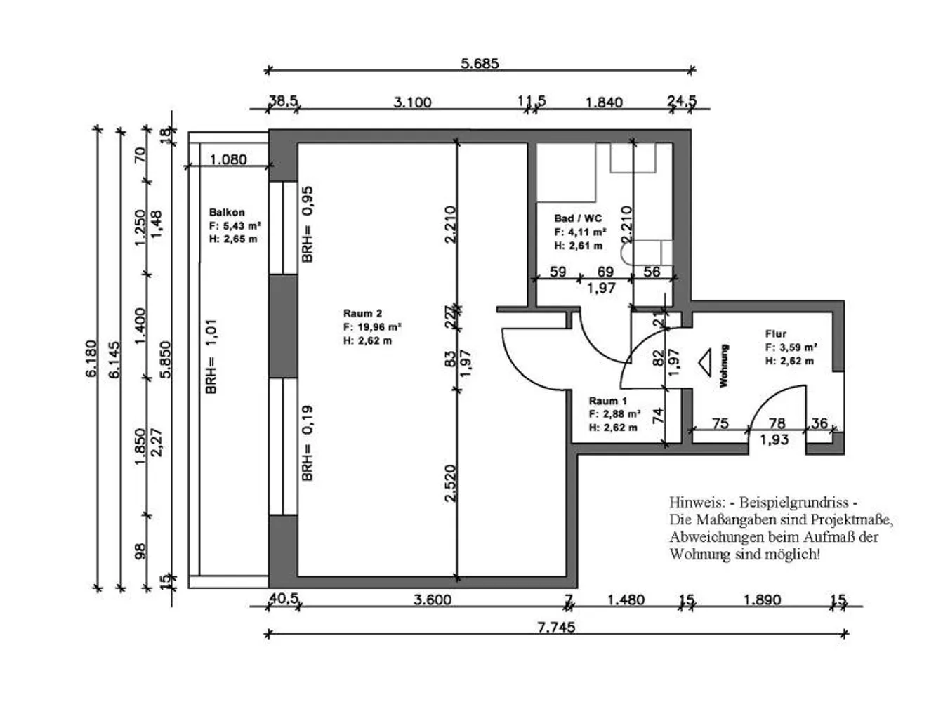 1 Zimmer Wohnung mit 32 m² in Halle (Saale) – Bild 8