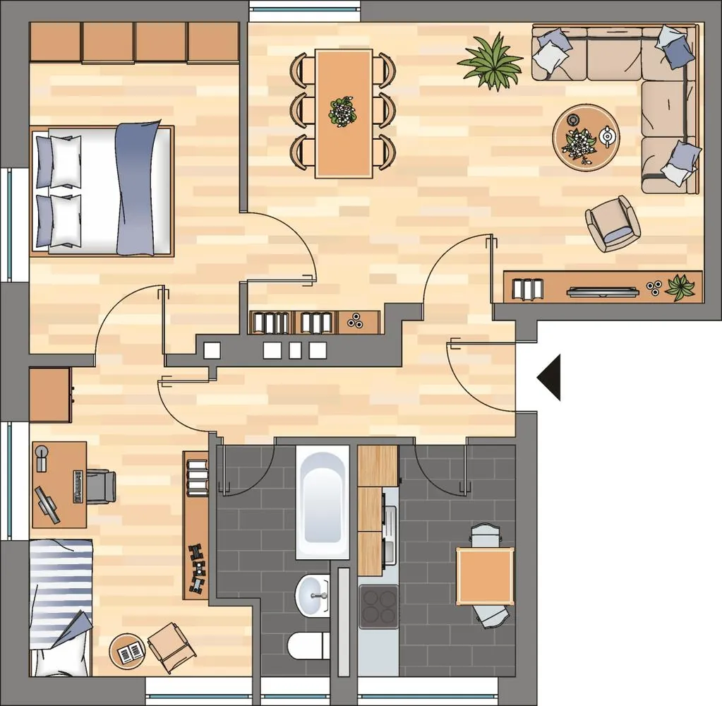 3 Zimmer Wohnung mit 64 m² in Kiel – Bild 7