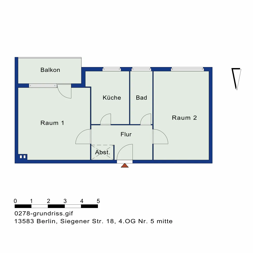 2 room apartment with 58 m² in Berlin – Photo 8