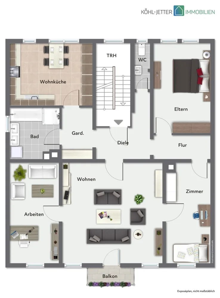 4 Zimmer Wohnung mit 118 m² in Balingen – Bild 3
