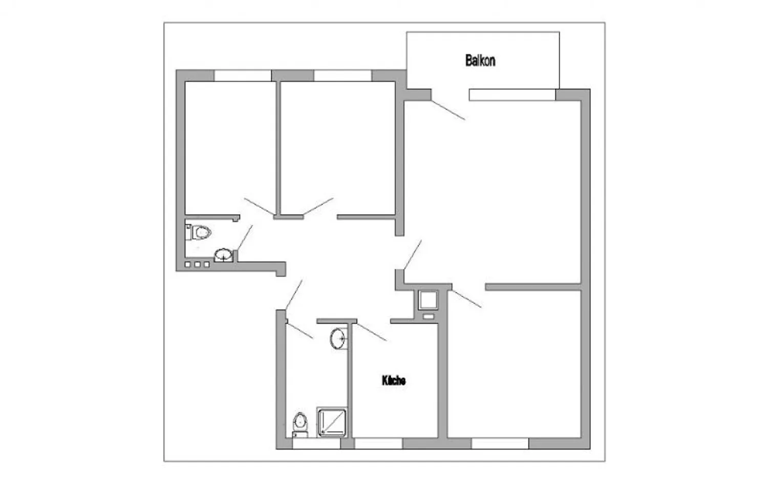 4 Zimmer Wohnung mit 79 m² in Melle – Bild 3