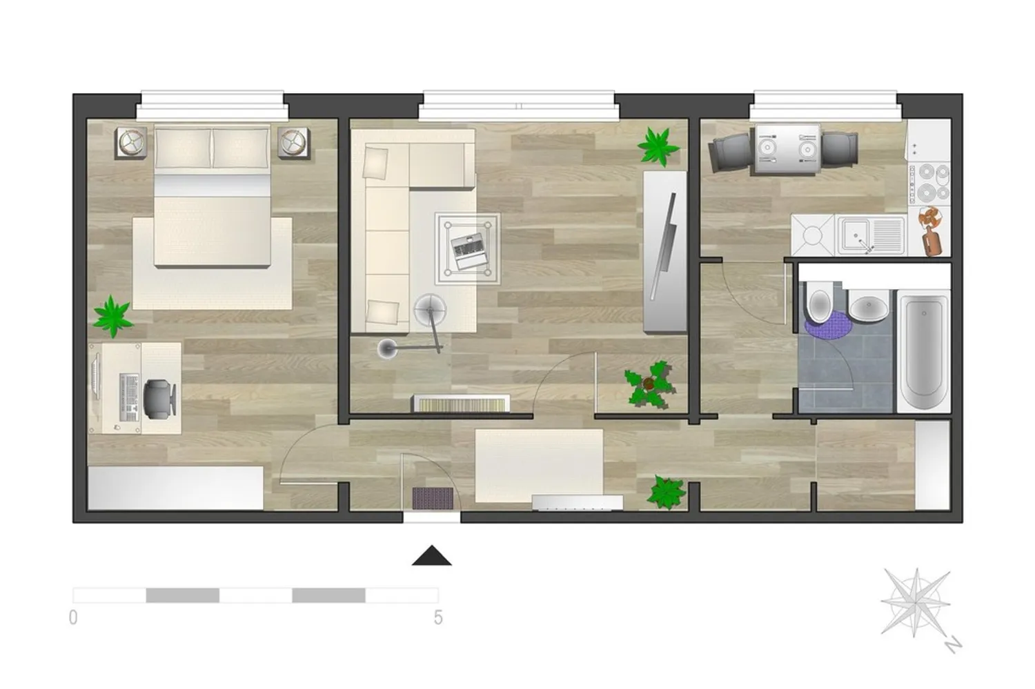2 Zimmer Wohnung mit 61 m² in Chemnitz – Bild 5