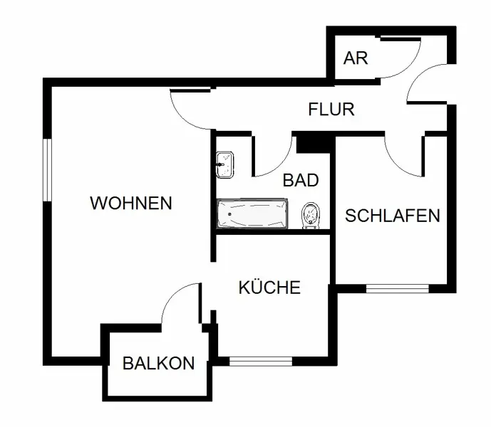 3 Zimmer Wohnung mit 58 m² in Dortmund – Bild 6