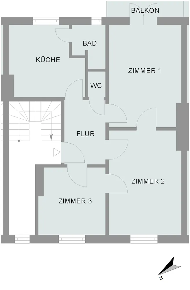 3 Zimmer Wohnung mit 62 m² in Bremen – Bild 2