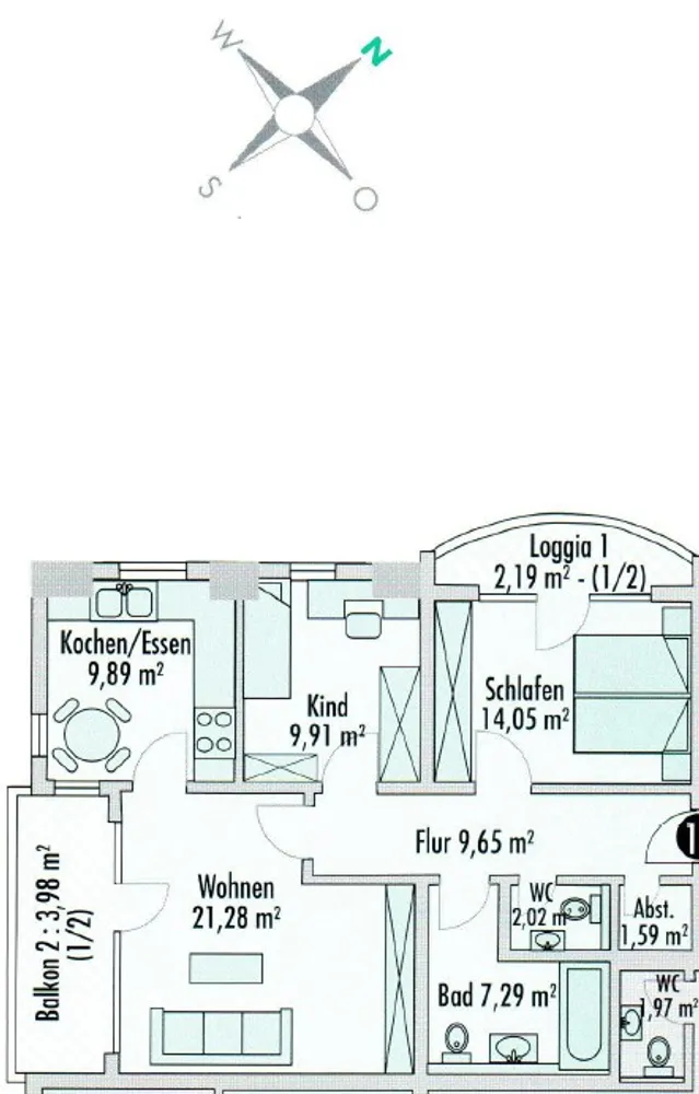 3 Zimmer Wohnung mit 82 m² in Frankfurt am Main – Bild 10