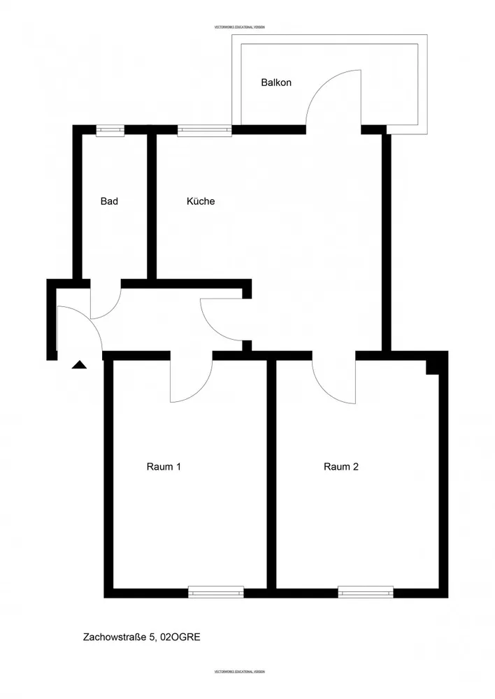 2 Zimmer Wohnung mit 64 m² in Halle (Saale) – Bild 2