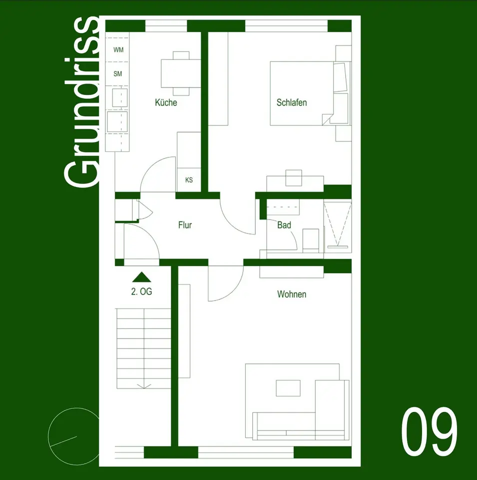 2 Zimmer Wohnung mit 53 m² in Wilhelmshaven – Bild 9